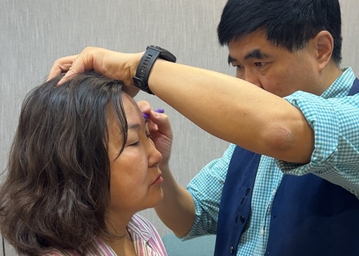 55岁面部脂肪堆积、皮肤松弛下垂，公开手术改善全过程